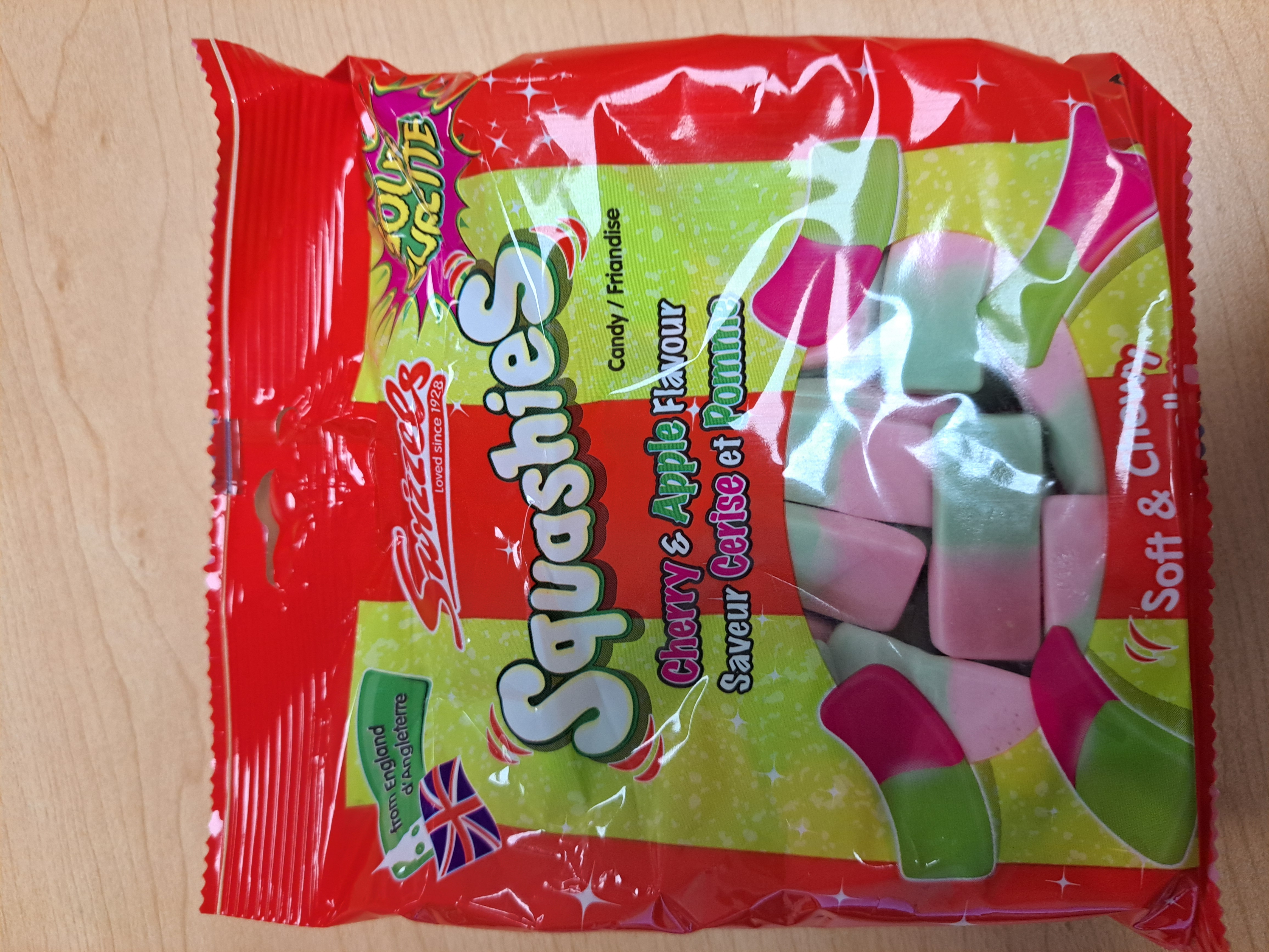 squashies cerise et pomme